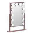 thumbnail image 6 of Impressions Vanity Hollywood Tri-Tone XL Makeup Mirror with Lights and 360 Degree Swivel(Rose Gold), 6 of 13