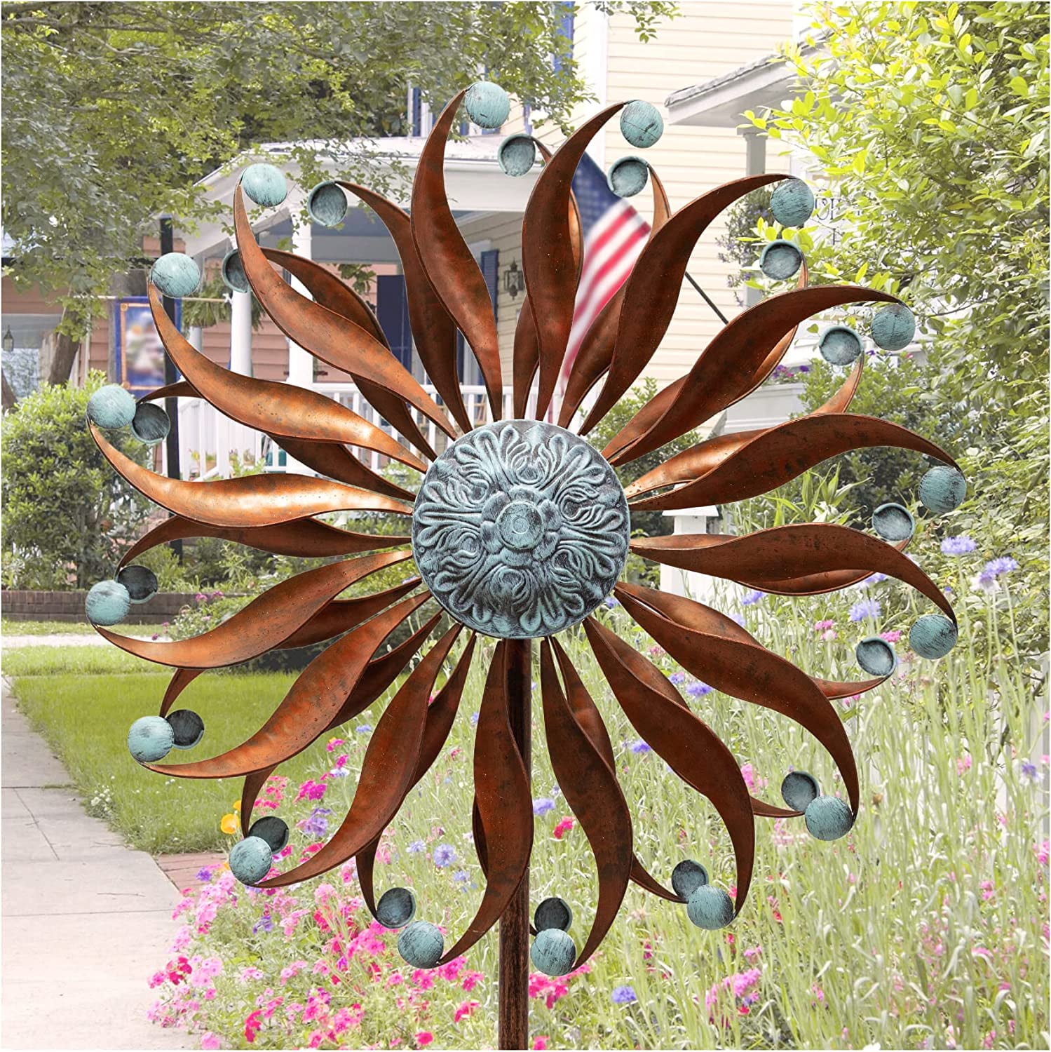 Costco Metal Wind Spinner Garden Sculpture Fasci Garden