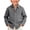 Grey, variant on KAUOD Boys Button Down Linen Dress Shirt Long Sleeve Classic Collared Western Shirts Kids Loose Solid Casual Tops Summer Camisas