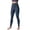 Blue, variant on Yoga Pants Women Stretchy Breathable Slim Fit Solid Print High Waist Lifting Gym Pants for Sporty Wear Blue XXL