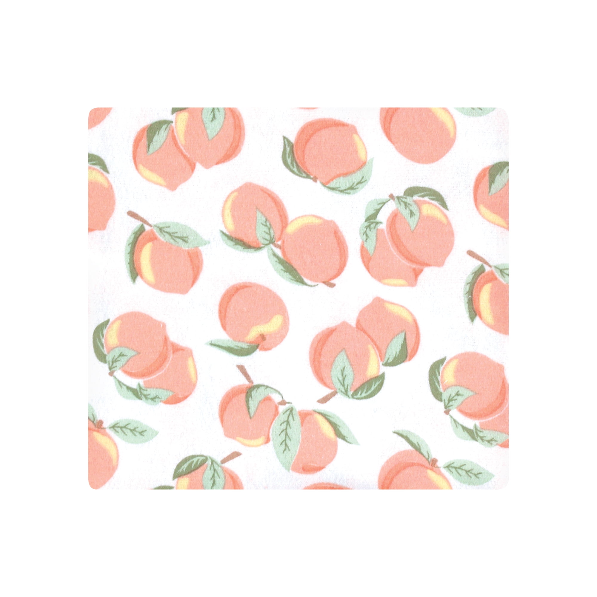 Hudson Baby Unisex Baby Cotton Poly Flannel Receiving Blankets, Sweet Peach, One Size