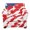 American Flag Grunge Print, variant on NRBEAWD 2 Piece Sofa Covers for Living Room Chair Covers with Washable for Pet, Cow Print Pattern Sofa Slipcover