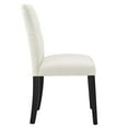 thumbnail image 4 of Modway Duchess Performance Velvet Dining Chairs - Set of 2 in White, 4 of 9