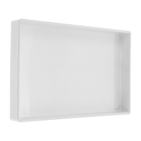 LEORX Rectangle White Plastic Planting Trays 1Pcs Suitable For Indoor Sprout Growing And Kitchen Use