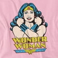 thumbnail image 2 of DC Wonder at Large Women's T Shirt, Pink, Large, 2 of 6