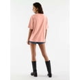 thumbnail image 6 of MOYIKO Oversized T Shirts for Women Short Sleeve Loose Fit Crewneck Tees Summer Tops, 6 of 7