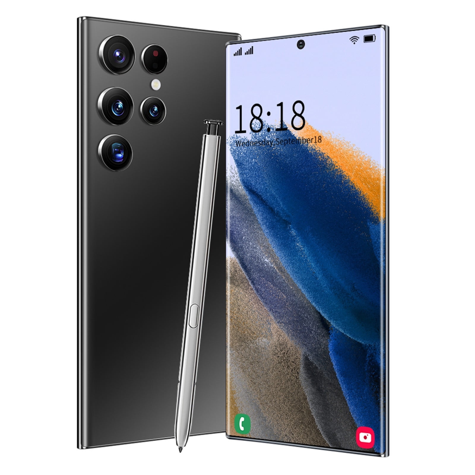 HOMBOTI Cell Phone Clearance Smartphone Straight Talk S23 3G Smartphone 6.7-inch HD Standby Card Slot 2+16G Memory 2600mAh Battery Support Extension 128g Face Unlock