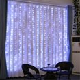 thumbnail image 1 of White Curtain Fairy Lights with Remote for Bedroom, 300 LED 8 Modes USB Plug Hanging Twinkle String Lights for Window Wall Party Wedding Christmas Decorations, 1 of 7
