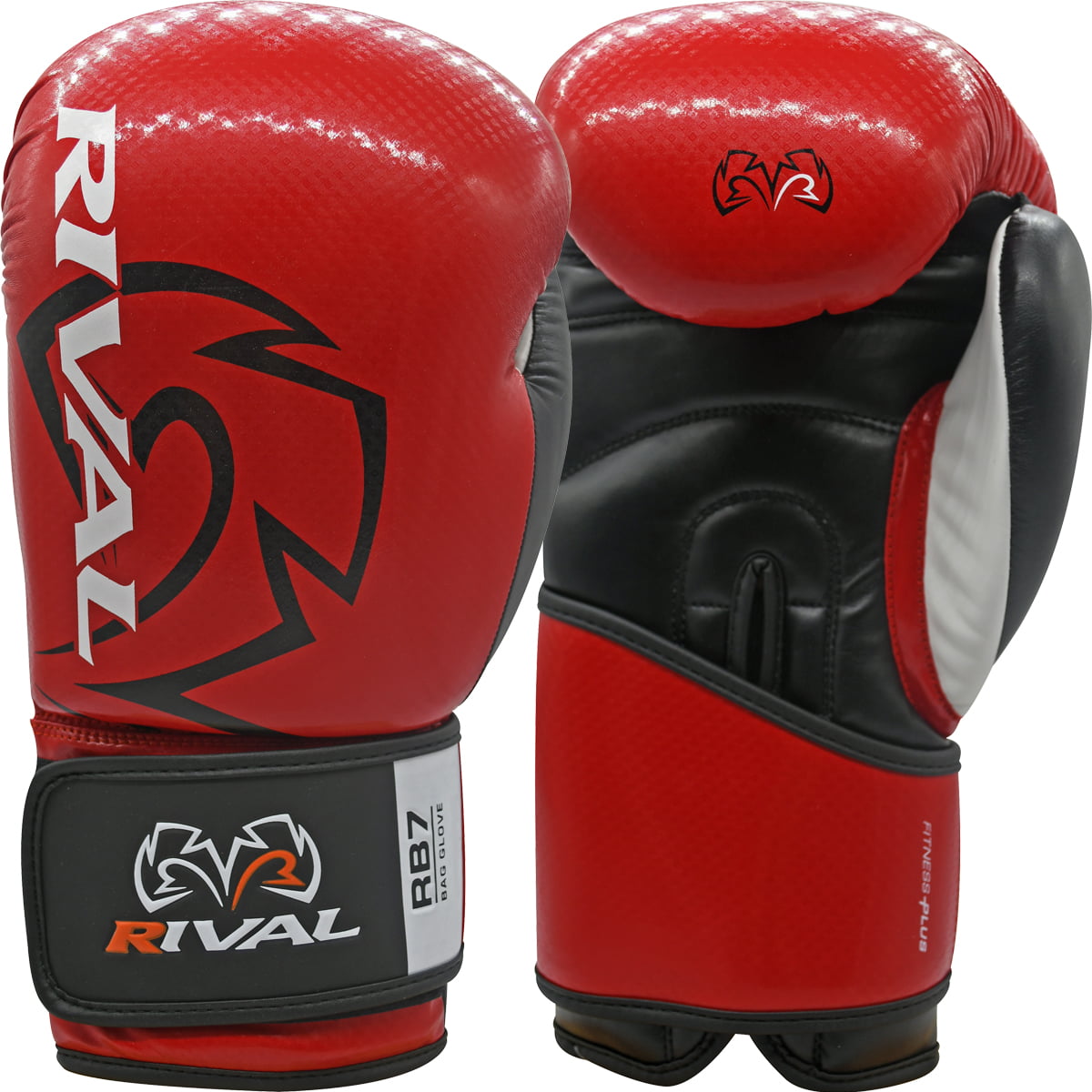 New Rival Leather Classic Sparring Boxing Gloves Red 14oz 