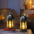 thumbnail image 4 of Taicans Halloween Lantern Vintage Moroccan Candle Lantern,5.9Iin Hanging&Tabletop Lantern Candle Holder Decor,Halloween Christmas Ramadan Decorations for Home Indoor Outdoor Patio, 4 of 5