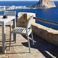 thumbnail image 2 of Compamia Ares Outdoor Patio Dining Chair in Silver Gray, 2 of 6