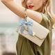 thumbnail image 1 of Fiudx Llavero con Cadena de Perlas, Elegante Diseño de Lazo y Cadena, Extensor Versátil para Correa de Bolso, Accesorio Moderno para Bolso, Regalo Elegante para Mujer, Tamaño Compacto, Fácil de Poner, 1 of 5