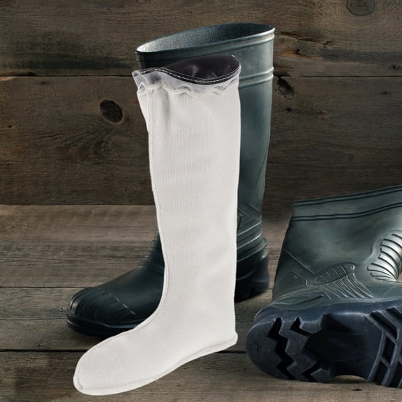 BESTYASH Insulated Fleece Boot Liner Insert for Rain Boots, Breathable Warm Sock with Arch Support and