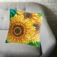 thumbnail image 1 of Kit de almohada de bordado semiacabado Hugo Regalo de bricolaje de colores Flor amarilla, 1 of 10