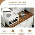 thumbnail image 5 of Studyset 71" Pantry Cabinet with Charging Station, Kitchen Cabinet Tall Kitchen Pantry Storage Cabinet with Microwave Stand, Farmhouse Kitchen Hutch with Storage Drawers, 5 of 8