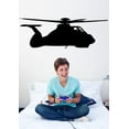 thumbnail image 2 of Wallhogs Haynes Silhouette Helicopter VI Cutout Wall Decal, 2 of 2