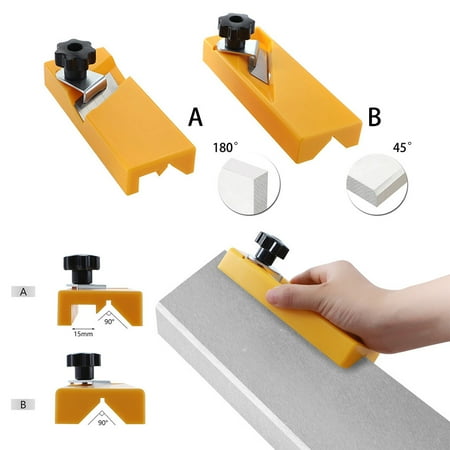 

Tools & Diy Plasterboard Planing Tool Flat Square Drywall Edge Chamfer Woodworking Hand Tool Drywall Planer Tool-A
