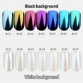 thumbnail image 4 of Bradem Nail Powder, Manicure Tools, Nail Polish Powder Diy Nail Magic Shell Magic Mirror Surface Polish Powder Nail Fairy Nail Neon Nail Powder Pearl Magic Nail Powder Salon Nail Pigment 1G, 4 of 8