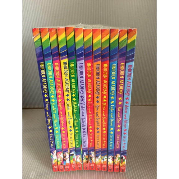 Unicorn Academy Where Magic Happens By Julie Sykes 12 Books Set - Ages 7-9 - Paperback
