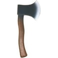 thumbnail image 1 of Juguete de utilería para disfraz de leñador esquelético: hacha con apariencia de madera, 1 pieza, 1 of 5