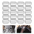 thumbnail image 4 of 20Pcs Metal Rectangle Adjuster, Premium Material Exquisite Texture Firm Clasp Wide Application For Clothes Backpack Belt, 4 of 8