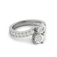 thumbnail image 2 of 1.50ctw Diamond Two Stone Ring in 14k White Gold (G-H, I2-I3, 1.50ctw), 2 of 3