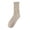 Khaki, variant on Versatile Crew Socks for Everyday Wear – Breathable Knit Grid Pattern Mid Calf Length Everyday Net Tights Compression Stockings for Women Set for Women with Stockings 4 Tights Sheer Knee High