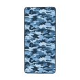 thumbnail image 3 of Absorbent Coral Velvet Towel 27x55in Light Soft And Fluffy Wool Circle Delicate And Not Easy To Remove The Edge Vector Camouflage Pattern Blue_3, 3 of 8