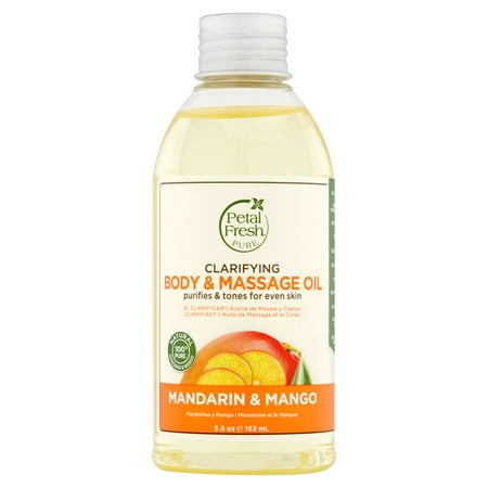 Petal Fresh Pure Mandarin & Mango Clarifying Body & Massage Oil, 5.5