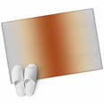 thumbnail image 2 of Burnt Orange Grey Ombre 2'x3' Washable Rug, Farmhouse Gradient Minimalist Non-Slip Soft Doormat Area Rugs for Entrance Bathroom Bedsides, StainResistant Carpet for Kitchen Bedroom, Entryway Floor Mat, 2 of 9