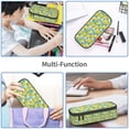 thumbnail image 6 of Uemuo Lemons Chamomile Flowers And Leaves Printed Large Pencil Case, Big Capacity Pencil Pouch Stationery Pen Bag, Storage High Capacity Bag Pouch Holder Box Organizer, Marker Pen Case, 6 of 9