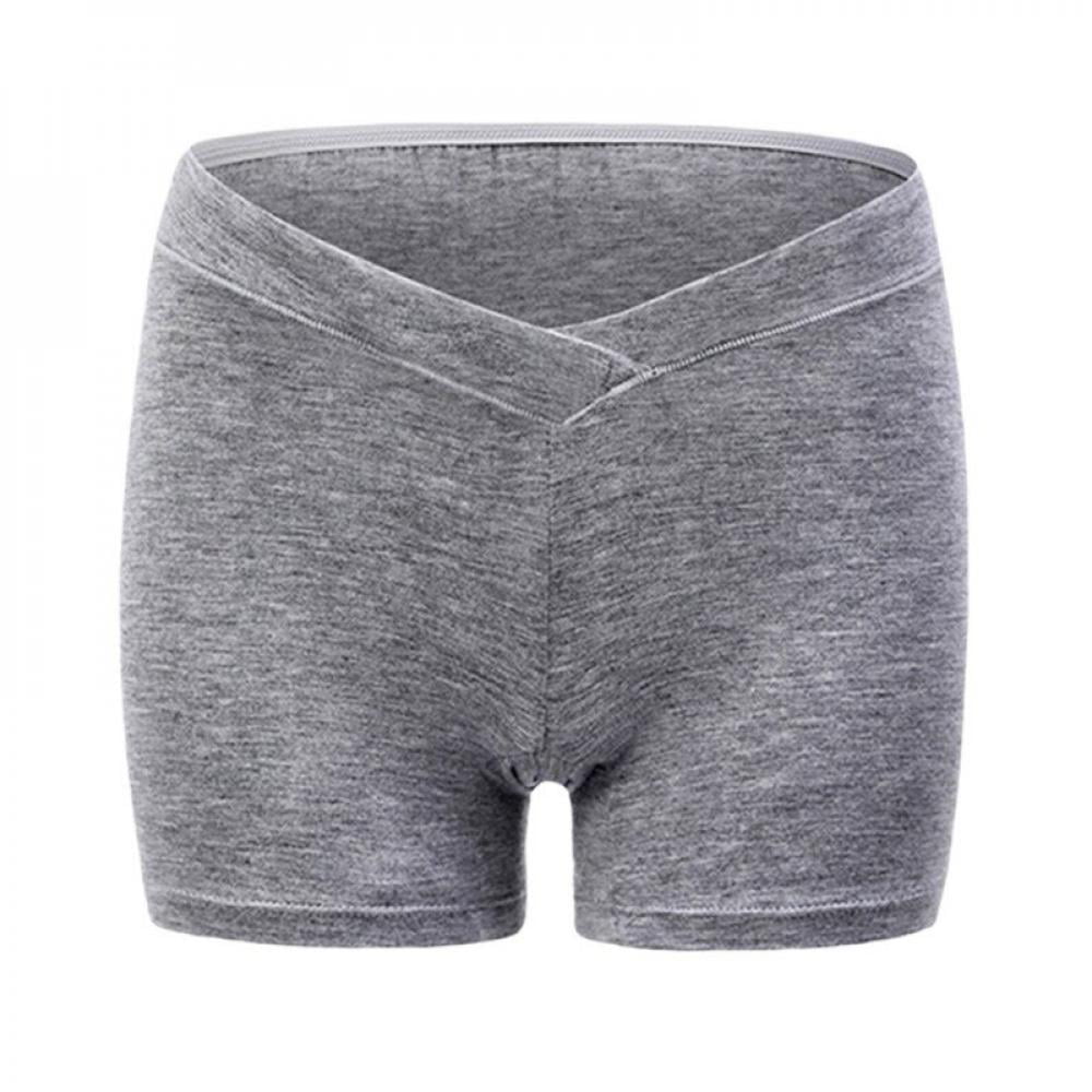 Zhhlinyuan 2pcs Mode Short Pants Low Waist Leggings Care Belly Underwear Safety Underpants Soft Damenunterwäsche for Pregnant Women