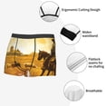 thumbnail image 3 of Vsdgher Western Cowboy Ranch Pattern Men's Boxer Brief Underwear,Soft Funny Underwear for Men-Large, 3 of 5