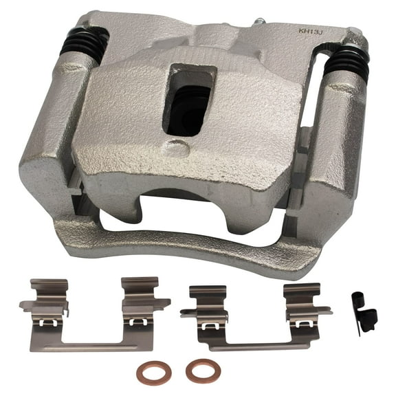 TRQ Rear Right Brake Caliper w/Bracket Passengers Side Compatible with 2015-2019 Chevrolet Colorado GMC Canyon