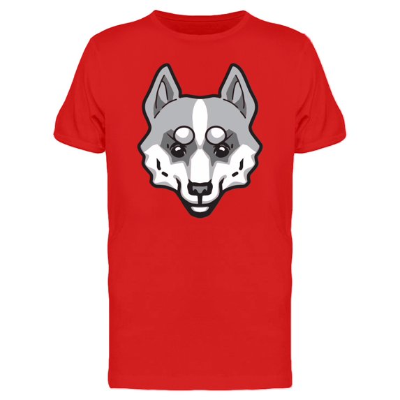 Siberian Husky Head Logo Tee Men's -Image by Shutterstock