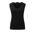 thumbnail image 3 of Womens Lace Trim Tank Tops V Neck Sleeveless Shirts 2025 Summer Casual Trendy Dressy Cami Slim Fit Tops, 3 of 4