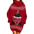 thumbnail image 1 of LAICAIW Robe Chandail Longue Ample à Col Roulé Oversize pour Femmes, 1 of 4