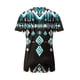 thumbnail image 5 of V Cuello Manga Corta Tops para las Mujeres Casual Botón Impresión Blusa de la Moda de Verano Tee, Ligero Mujer de Verano Tops, 5 of 5