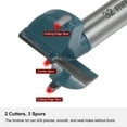 thumbnail image 5 of Uxcell 2 Pieces Forstner Drill Bit 32mm (1-1/4") Carbide Wood Hinge Hole Opener Hex Shank, 5 of 6