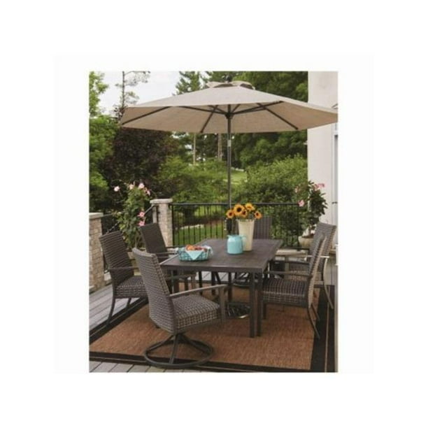 Patio Master 258732 Steel Plus Woven Fabric Nantucket Patio Dining