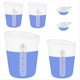 thumbnail image 1 of Juego de 6 Vasos de Silicona, 500 Ml, 250 Ml y 125 Ml para Vasos Medidores de Silicona Epoxi, Vasos Mezcladores Antiadherentes y Moldes de Fundición, 1 of 5