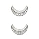 thumbnail image 1 of Wosthever de servicio en forma de luna, elegante, decorativo, de Color sólido, que no se decolora, antióxido, banquete, fiesta, de boda, Type3 NO3, 1 of 6