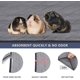 thumbnail image 3 of BRILLAR Alfombrilla absorbente impermeable para jaula de cobaya, paquete de 2, lavable, ideal para animales pequeños (conejo, chinchilla, erizo) - 60 x 45 cm, 3 of 5