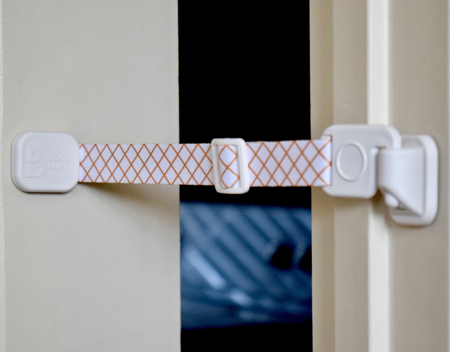 Door Buddy Child Proof Door Lock with Adjustable Strap