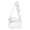 White, variant on Clear Stadium Carry Bag, Adjustable Strap Plastic Security Purse, Mini Transparent Stadium Bags, Lightweight Top-Handle Handbag, Compliance Tote for Game & Concert Access,Red