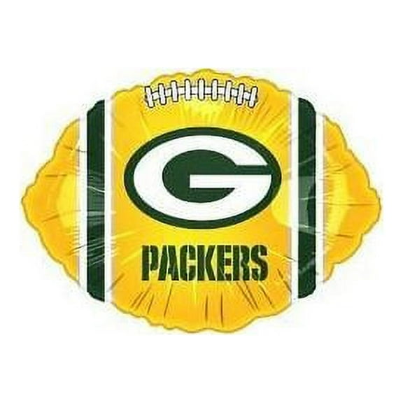 Green Bay Packers Football 18" Foil Balloon