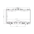 thumbnail image 1 of Radiador De Agua Stratus 2000 A 2005 Dodge V6 2.5L Aut Polar ., 1 of 4