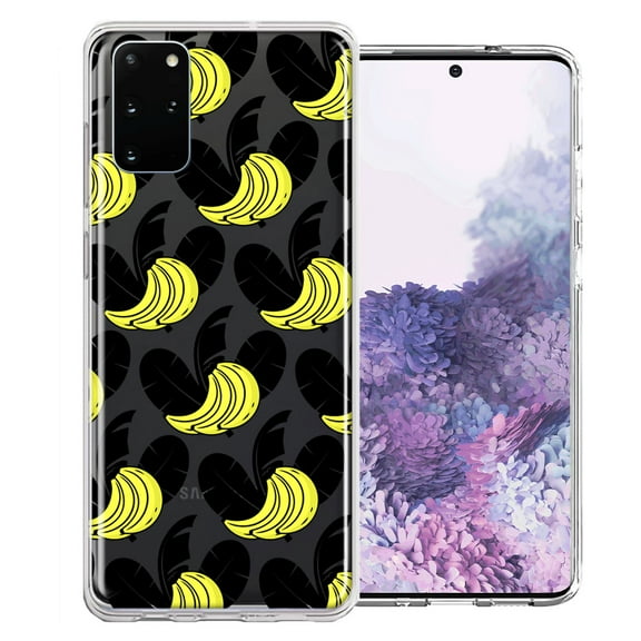 MUNDAZE For Samsung Galaxy S20 Plus Tropical Bananas Design Double Layer Phone Case Cover