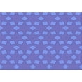 thumbnail image 1 of Ahgly Company Machine Washable Indoor Rectangle Transitional Sky Blue Area Rugs, 6' x 9', 1 of 7