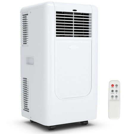 Costway Portable 10000BTU Air Conditioner Cooling Dehumidify Timer Remote w/ Window